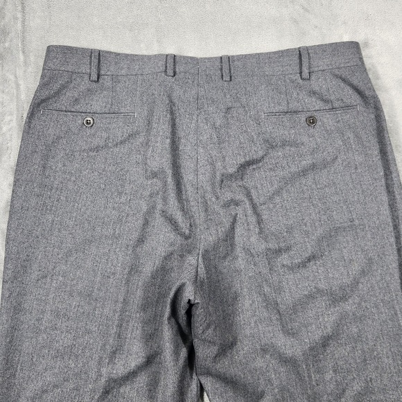 Ermenegildo Zegna Pants Mens 38 Gray Wool Dress Trousers Classic - Picture 5 of 13
